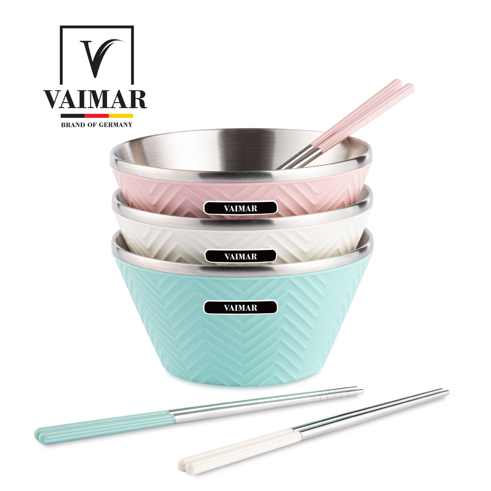 [바이마르] 서핑 볼6P(면기3+젓가락3벌)