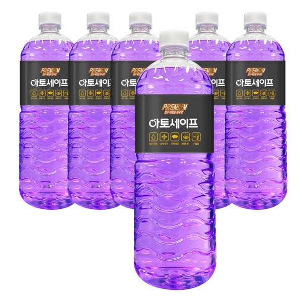[아토세이프] 발수 에탄올 워셔액 1.8L 6개입