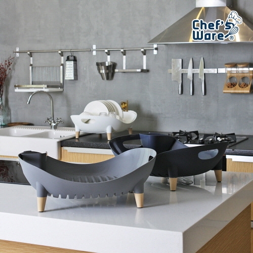 [셰프웨어] 클래시 와이드식기건조대 DYC-DW-DB/GY/WH (색상택1)