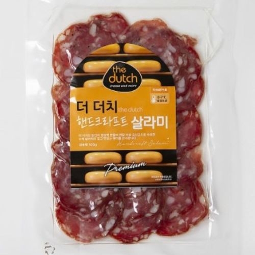 [더 더치] 핸드크라프트 살라미 슬라이스 100g