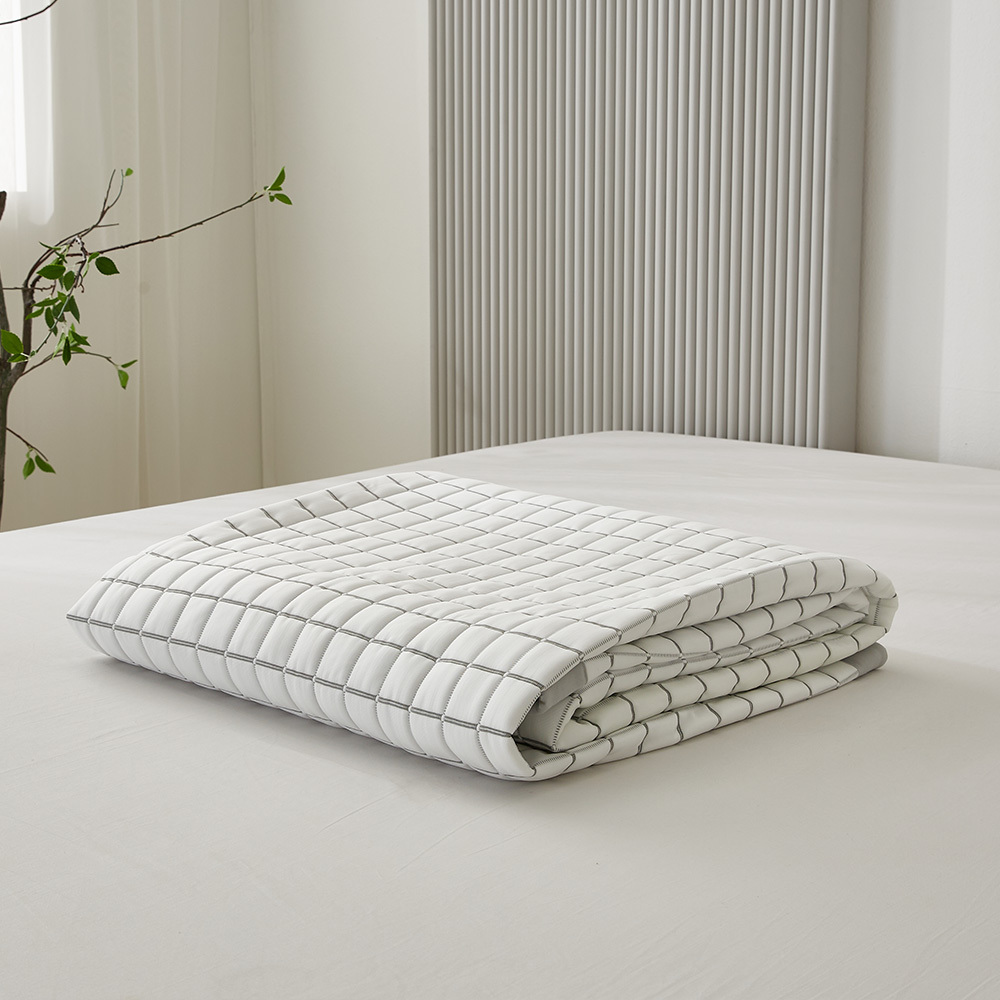 [버뮤다랩] AURA 아이스 냉감패드 쿨매트 쿨패드 퀸(Q) 색상: 본그레이