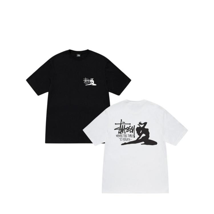 [스투시] 릴렉스 반팔티 (화이트/블랙 택1) S~XL까지