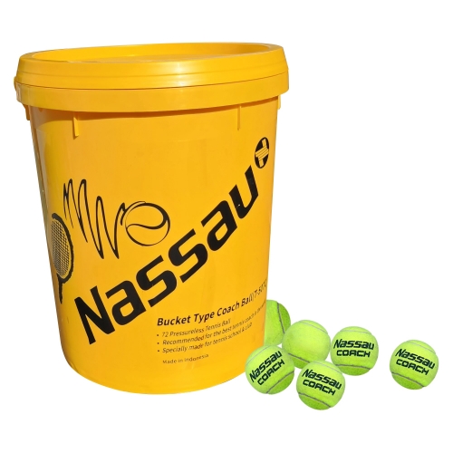 [낫소] 테니스공 통볼 72개입 연습용