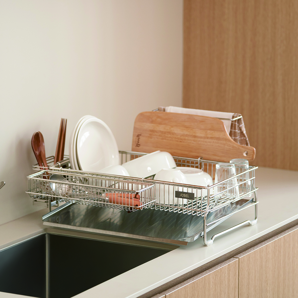 [소벨] 올스텐 304 헤이븐 1단 식기건조대 (풀세트)