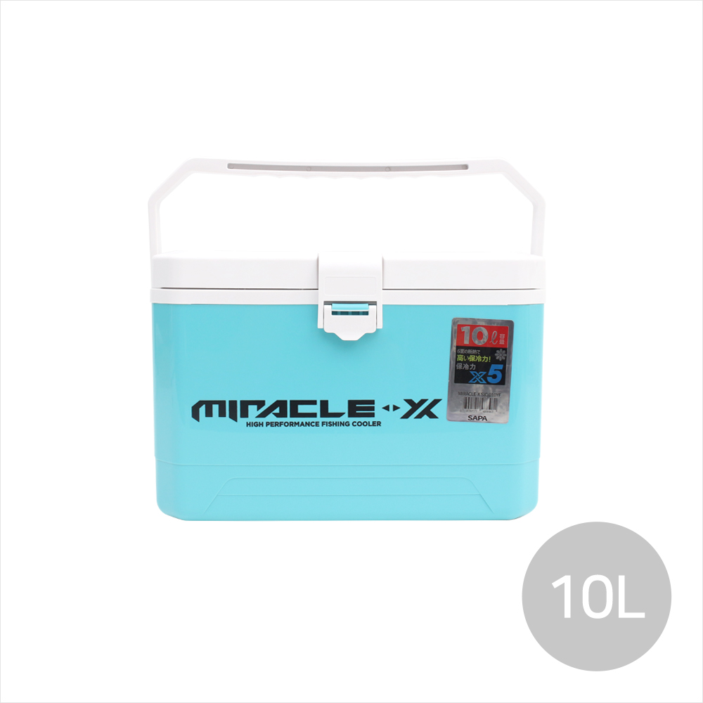 [싸파] 미라클X 아이스박스 10L SIC-010YF 쿨러 낚시 캠핑