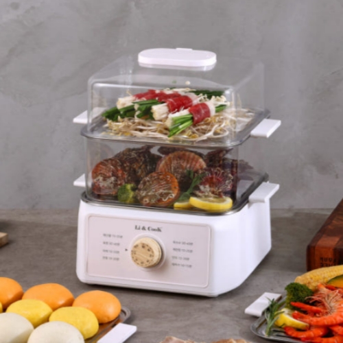 [리앤쿡] 노르딕 2단 스텐304 찜기 멀티쿠커