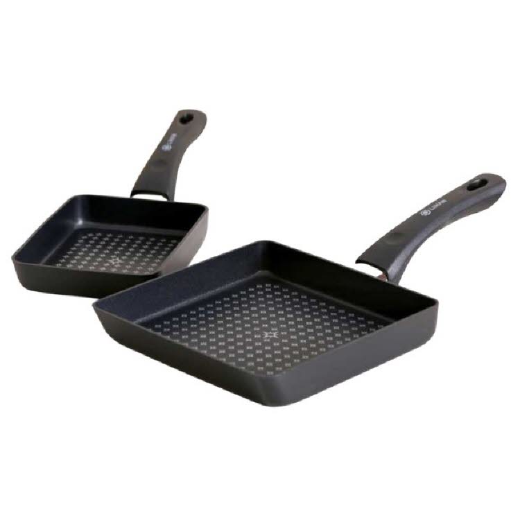 [한국도자기리빙] 다이너스티 인덕션 사각후라이팬 14cm+22cm 세트
