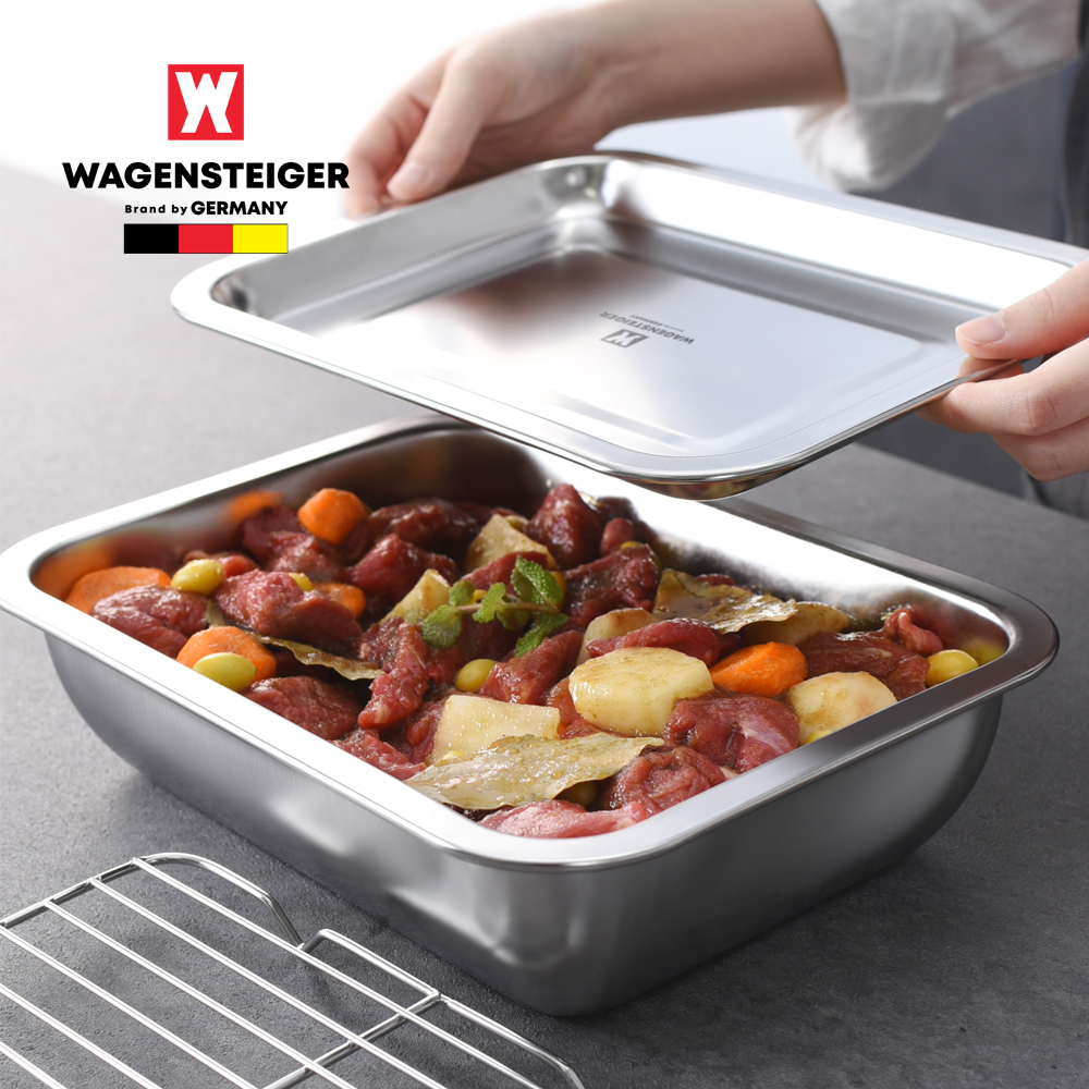 [바겐슈타이거] 스텐 사각 트레이 세트 No.6 깊은형