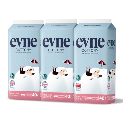 [이브네] 코트니 롱라이너 40개입X3팩