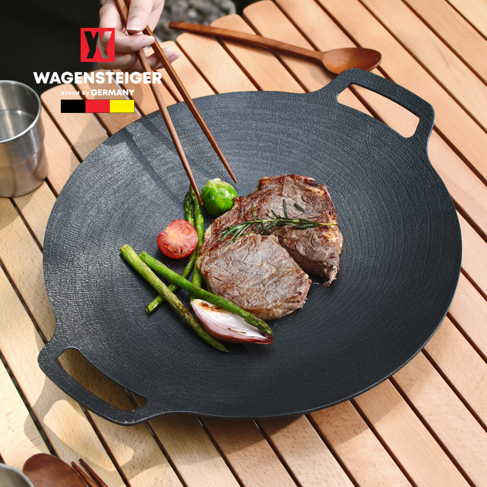 [바겐슈타이거] IH 코팅 그리들 36cm 블랙