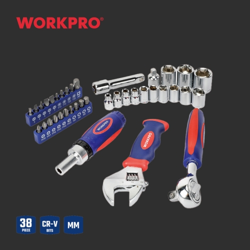 [워크프로] 스터비 수공구세트 38pcs WP200555