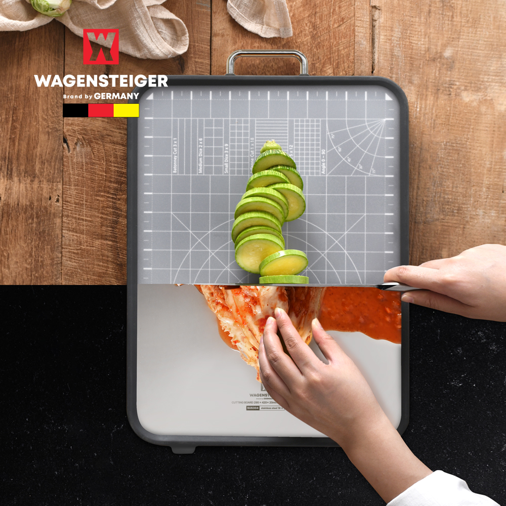 [바겐슈타이거] SUS304 스텐 양면 도마