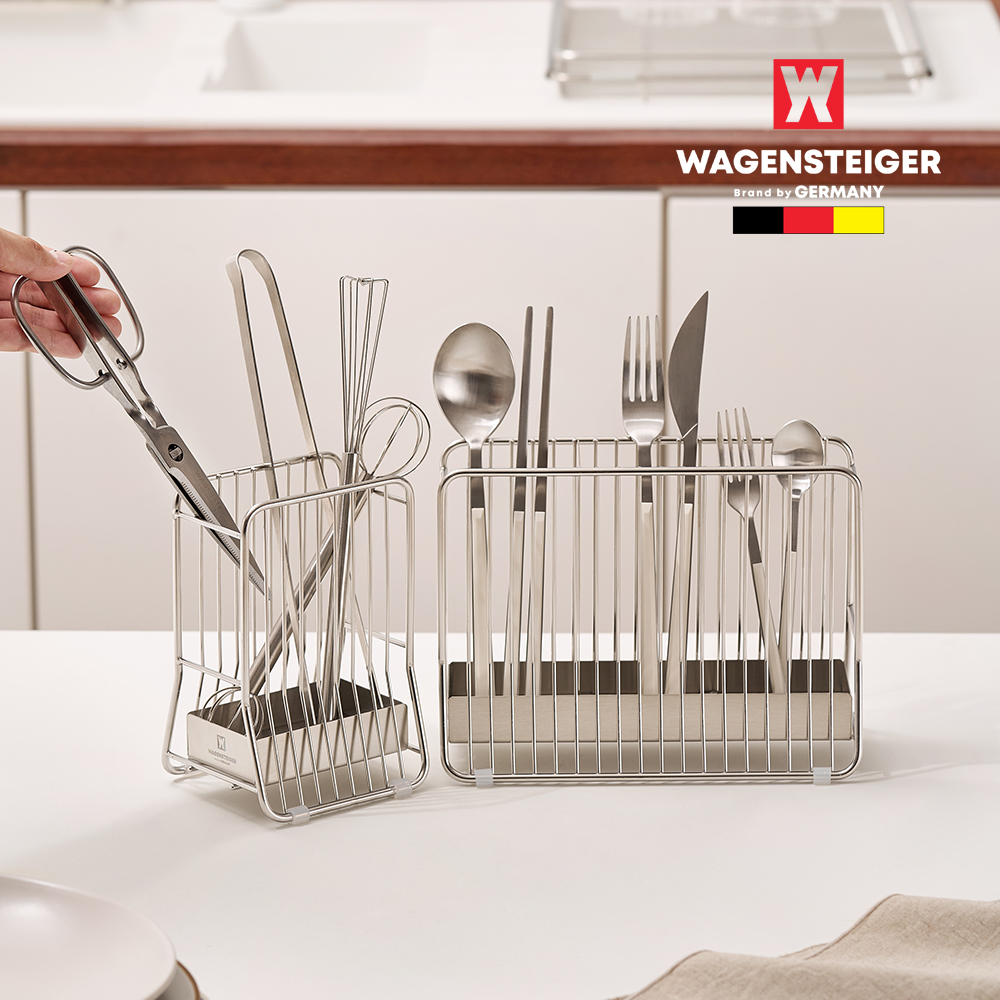 [바겐슈타이거] 스텐 304 와이어 수저통 (소)