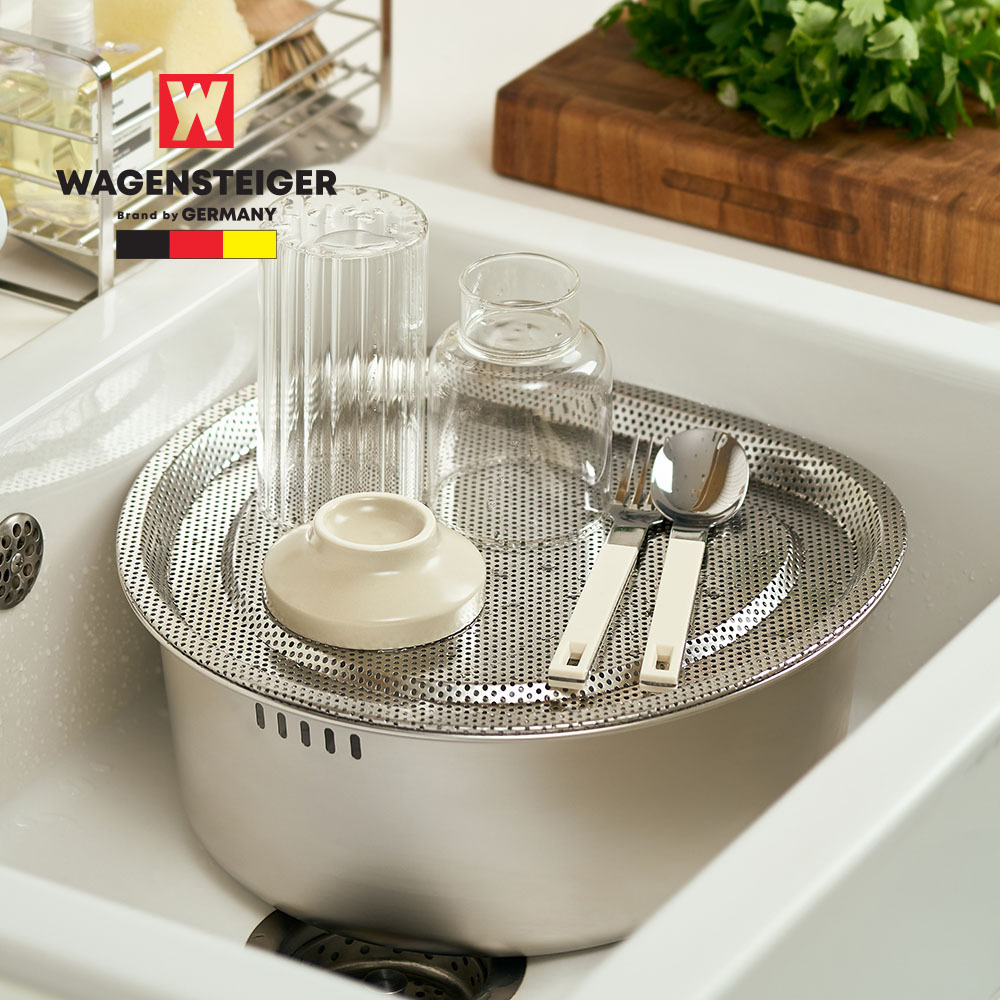 [바겐슈타이거] 스텐304 반원형 타공트레이 (D타입)