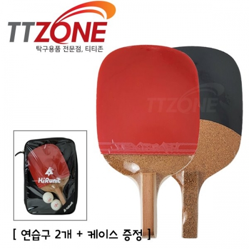 [티티존] 하이러닛 펜홀더라켓 일체형 탁구라켓 라켓러버세트(HRP-003)