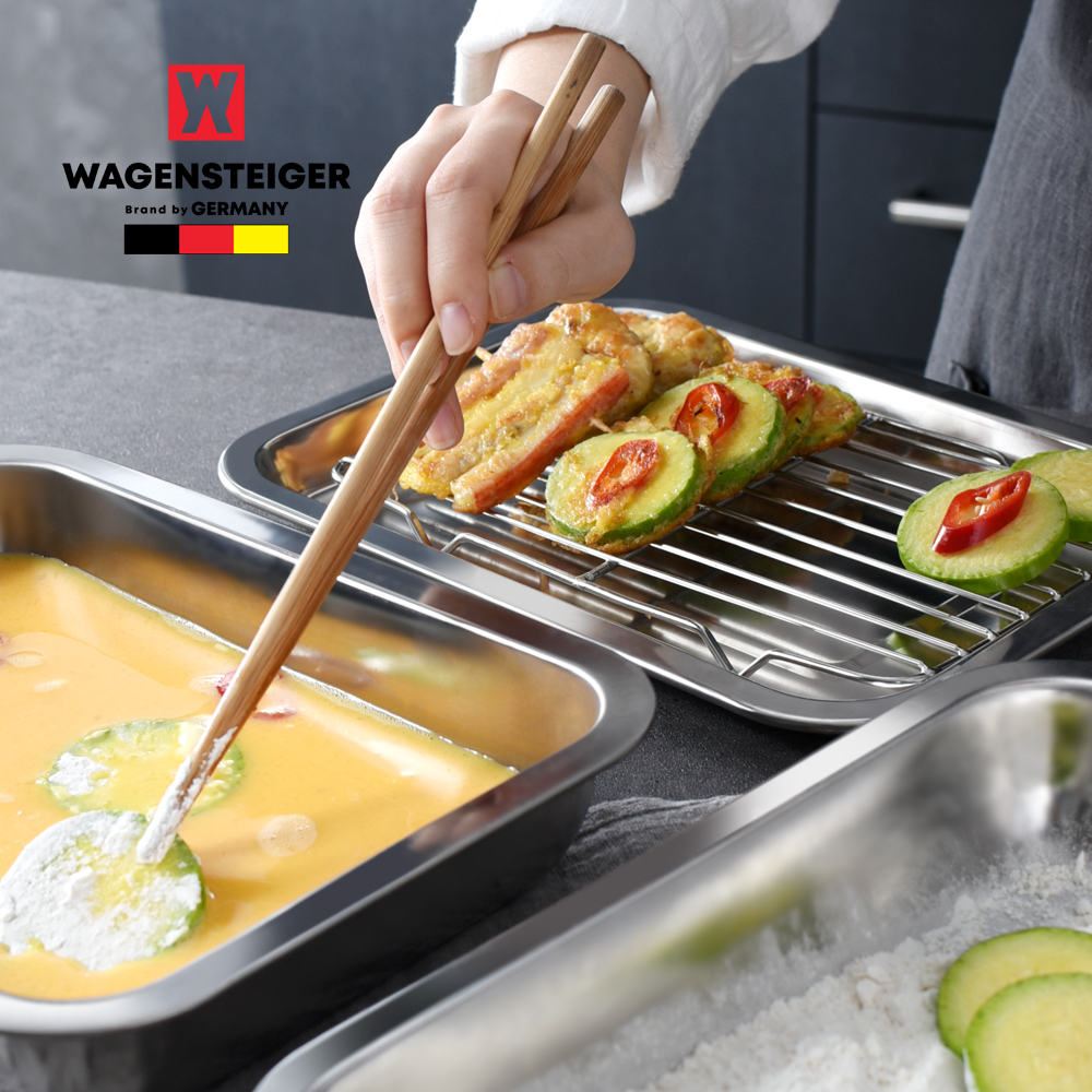 [바겐슈타이거] 스텐 사각 트레이 세트 No.2