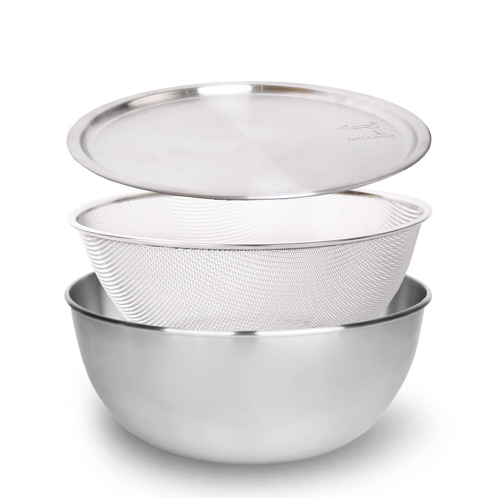 [DELLAGO] 델라고 멀티 믹싱볼 트레이세트 22cm