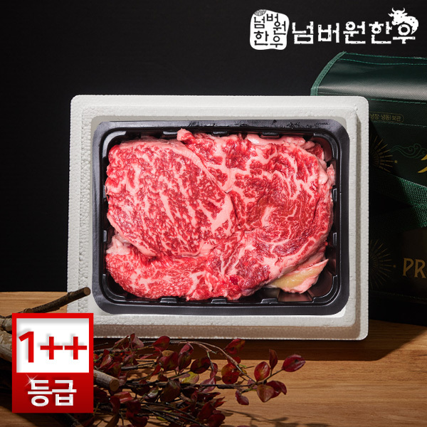 [넘버원한우] 1++ (9)등급 등심500g 선물세트