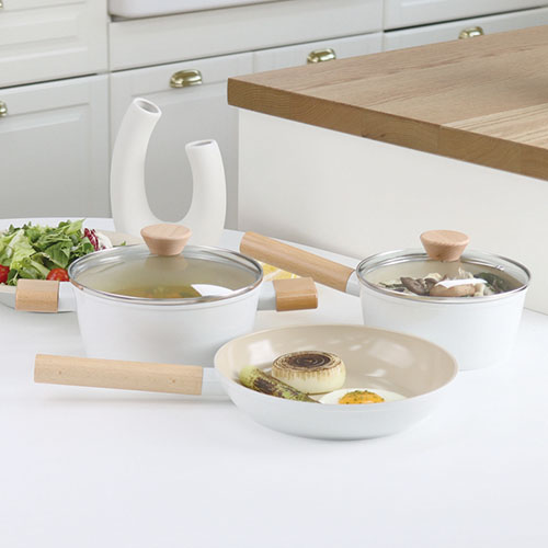 [아이젠베르그] 쿠헨바움 IH 세라믹냄비 3종A세트 (18편수,20양수,24후)