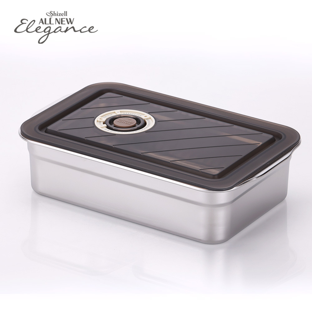 [쉬젤] 올뉴 엘레강스 밀폐용기 스테인레스 밧드 3900ml