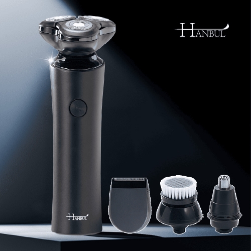 [한불] Flex 4in1 전기면도기(면도+코털+클렌징브러쉬+헤어트리머)세트 BTS-HB001S