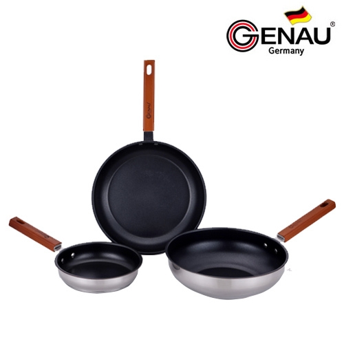[제너] 레벤 IH 스텐 후라이팬 3종B(후라이팬20,28cm,궁28cm)