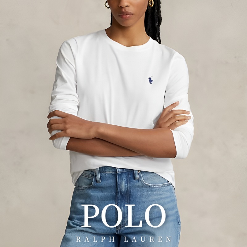 [폴로] 롱슬리브 크루넥 티셔츠 (색상3종/택1) 사이즈S~XL