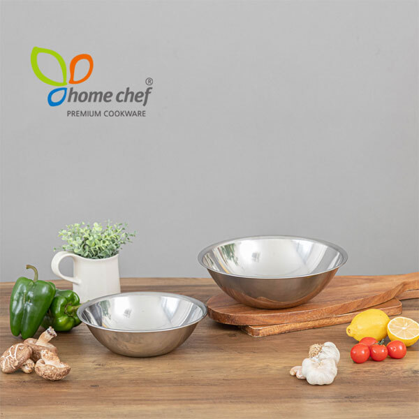 [홈셰프] 국산 스텐레스 믹싱볼 2종세트 HC0412se(믹싱볼26cm+22cm)