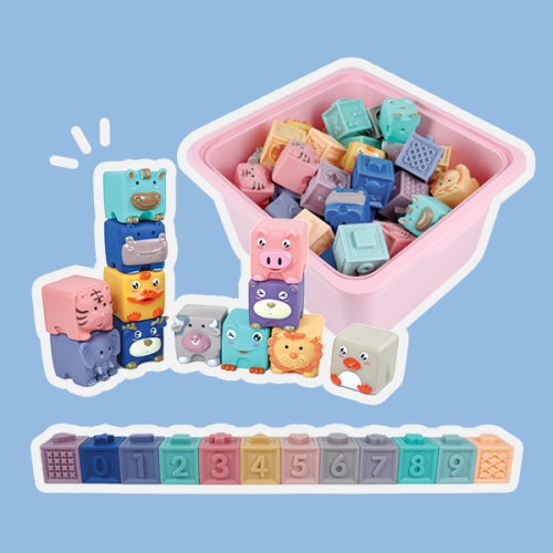 [나비북스] 소프트블록 60 PCS