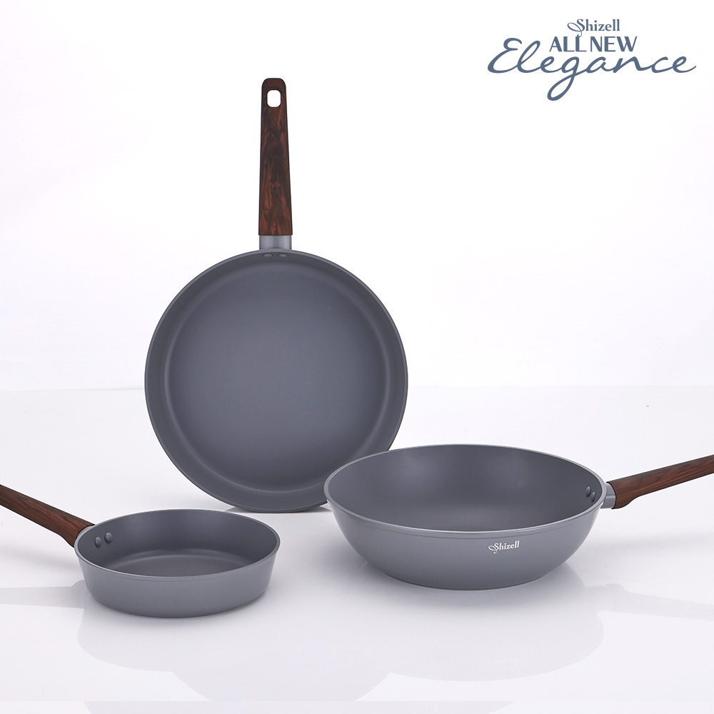 [쉬젤] 올뉴 엘레강스 IH 프라이팬 3종B세트(F20+F28+W28)