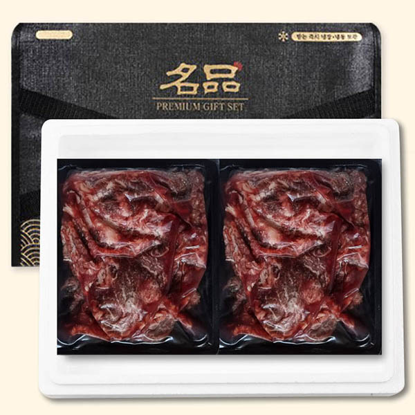 [주니푸드] 호주산 MB 6,7등급 와규 언양식 소불고기300g+300g 선물세트 (부직포포장)