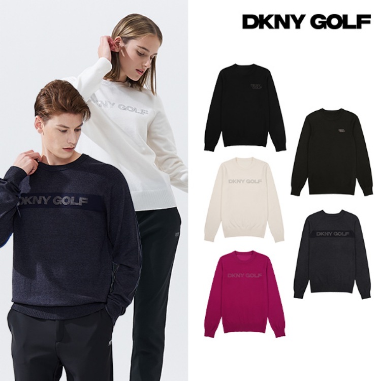 [DKNY] 라운드 남녀 니트 2종세트