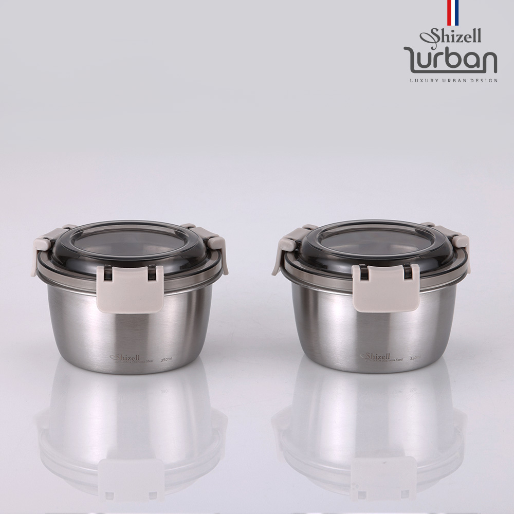 [쉬젤] 러반 슈퍼클린찬통 원형2종세트(350×2)