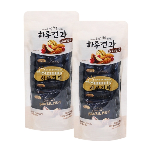 [좋은세상] 하루견과 브라질넛 (20gx10개) x2개