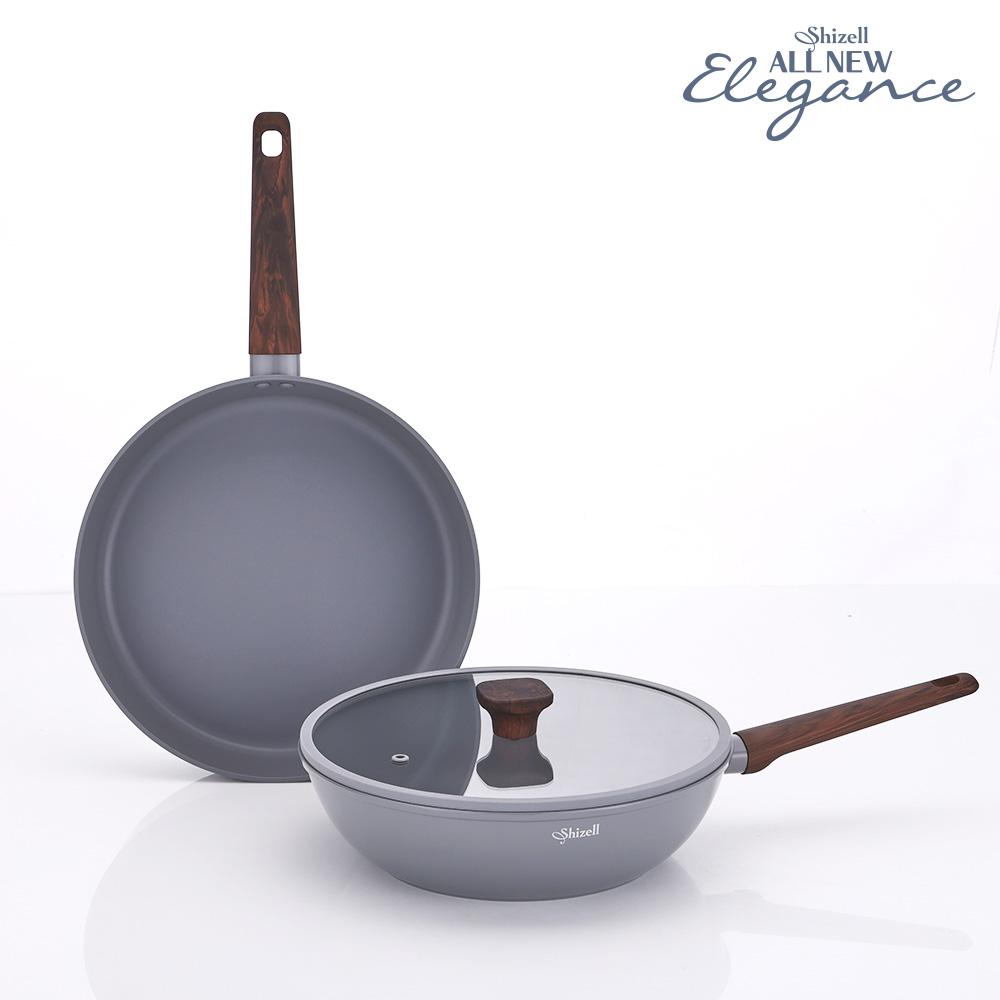 [쉬젤] 올뉴 엘레강스 IH 프라이팬 2종G세트(F28+W28)