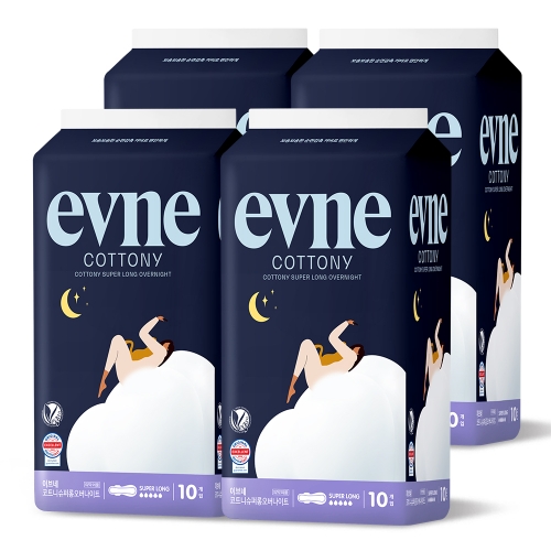 [이브네] 코트니 슈퍼롱 오버나이트 10매X4팩