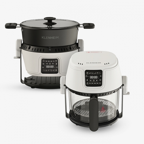 [클렌하임] 2in1 그릴프라이어 멀티쿠커 KLH-003