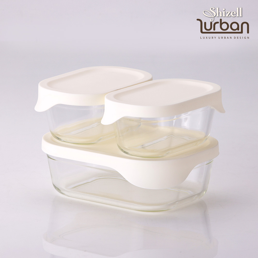 [쉬젤] 러반 오븐 내열글라스 밧드 3종세트(직930ml×1+370ml×2)