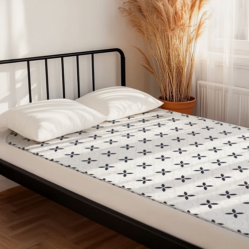 [일월] 해든마루 카본매트 플라워 라이트 전기 싱글