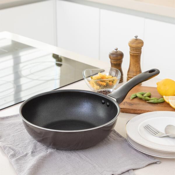 [홈셰프] IH블랙 인덕션 궁중팬 24cm HC0924w