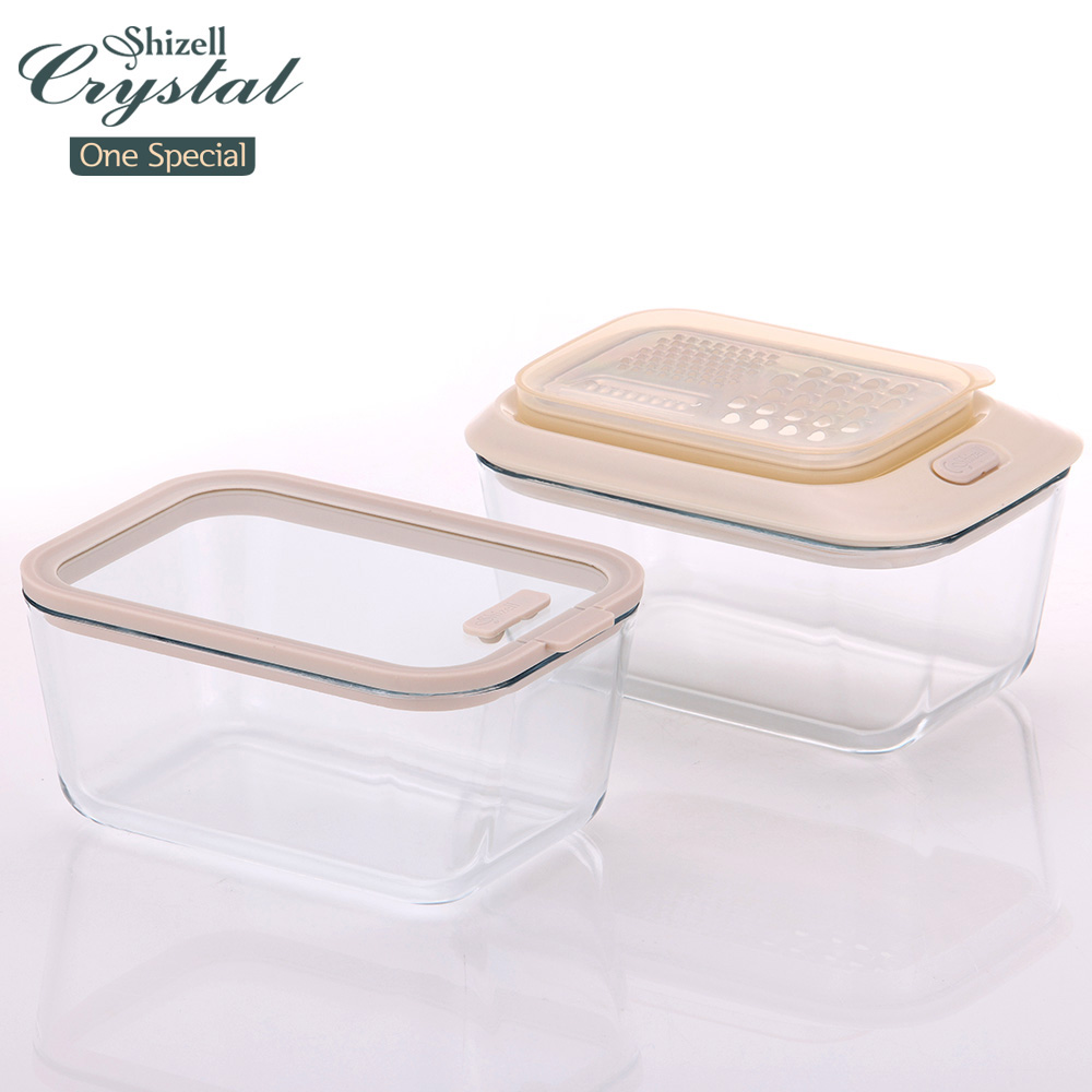 [쉬젤] 크리스탈 원 스페셜 내열용기세트 1380ml*2ea