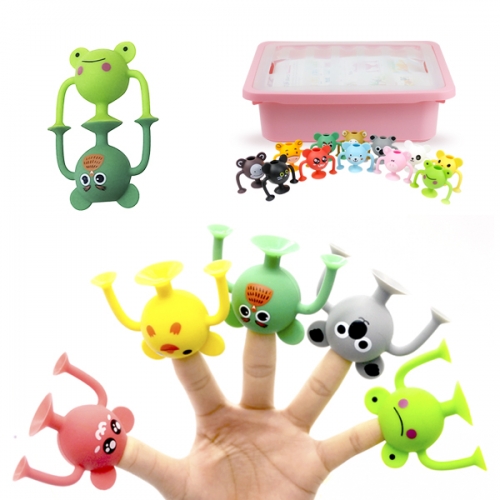 [나비북스] 실리콘 애니멀 블록 82pcs