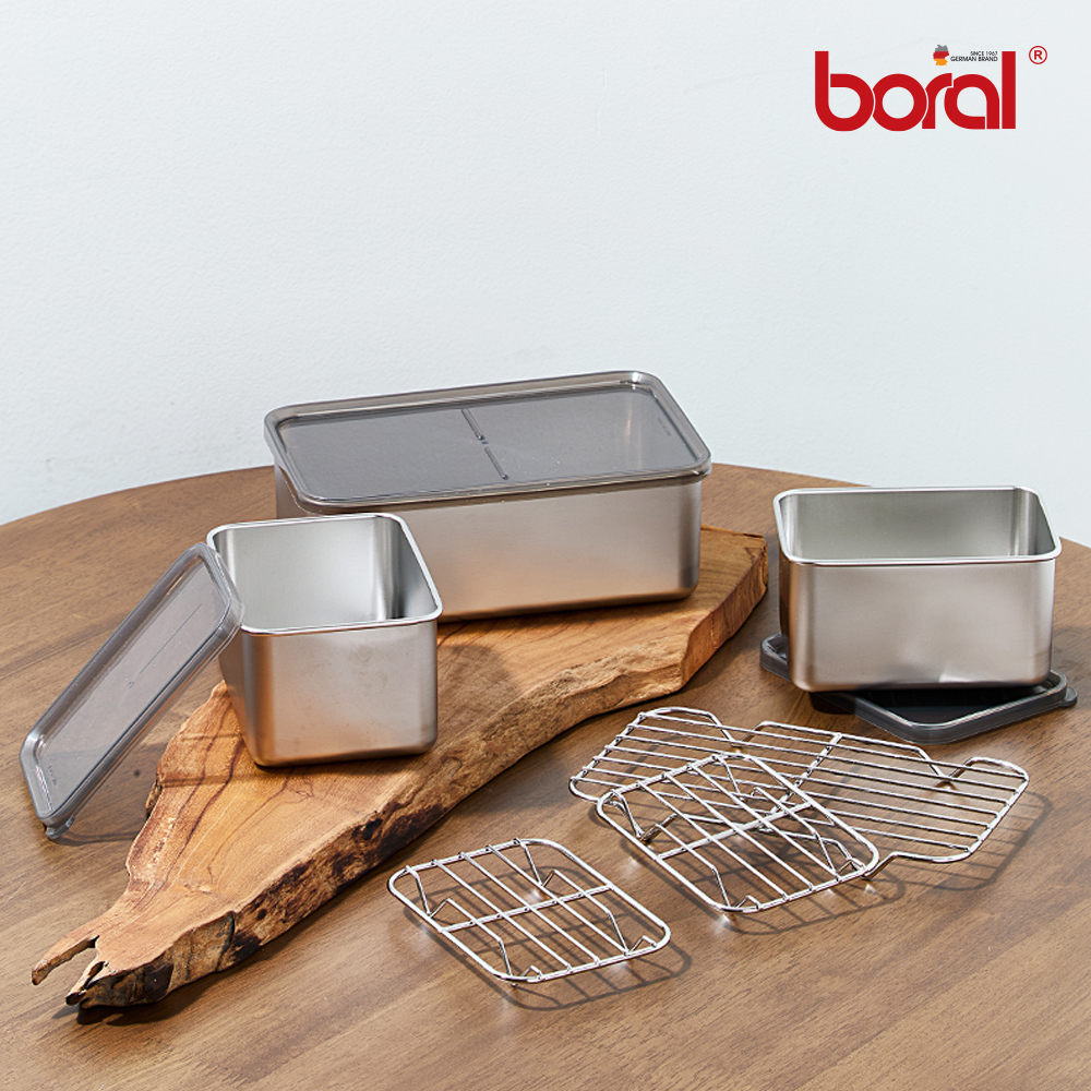 [보랄] 스테인레스 스퀘어 밧드 9P(3종세트)