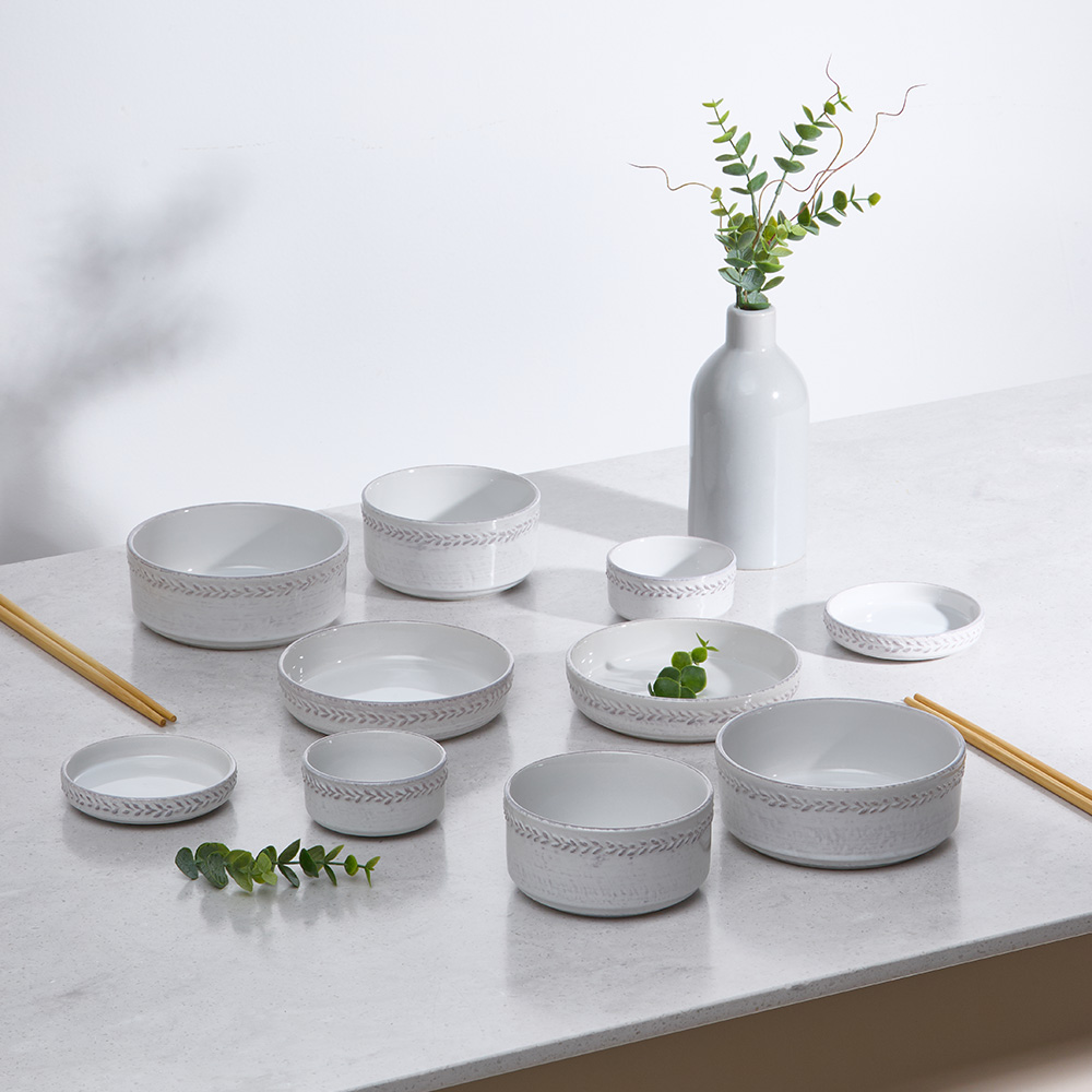 [로얄튜더] 엘리자베스 NEWⅡ 도자기 식기 세트 12p