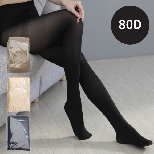 [프레벨라] 고탄력 80데니아 팬티스타킹 5매 (3 COLOR)