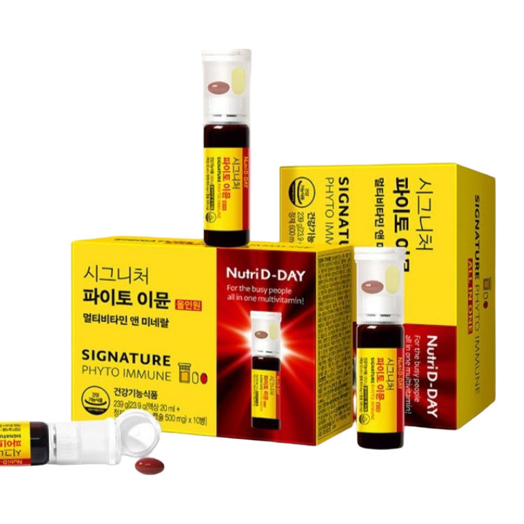 [뉴트리디데이] 올인원 멀티비타민 시그니처 파이토이뮨 10개입x3박스+쇼핑백