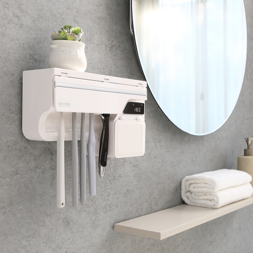 [유토렉스] 본투비 빌트인 UV-C 무선 유선 겸용 칫솔살균기 UTL-101CH 일반형