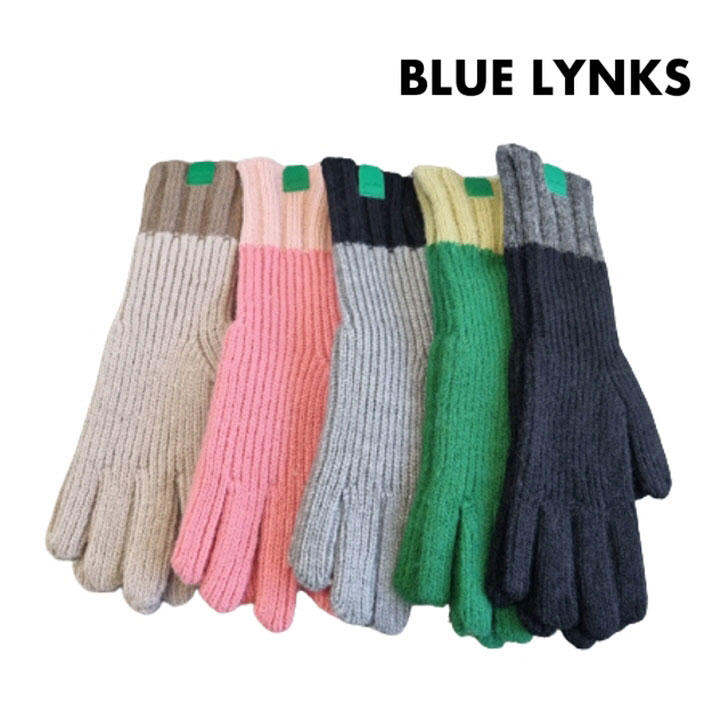 [블루링스] GGW 패션 배색 니트 장갑 BLM-GGW01 (색상택일)