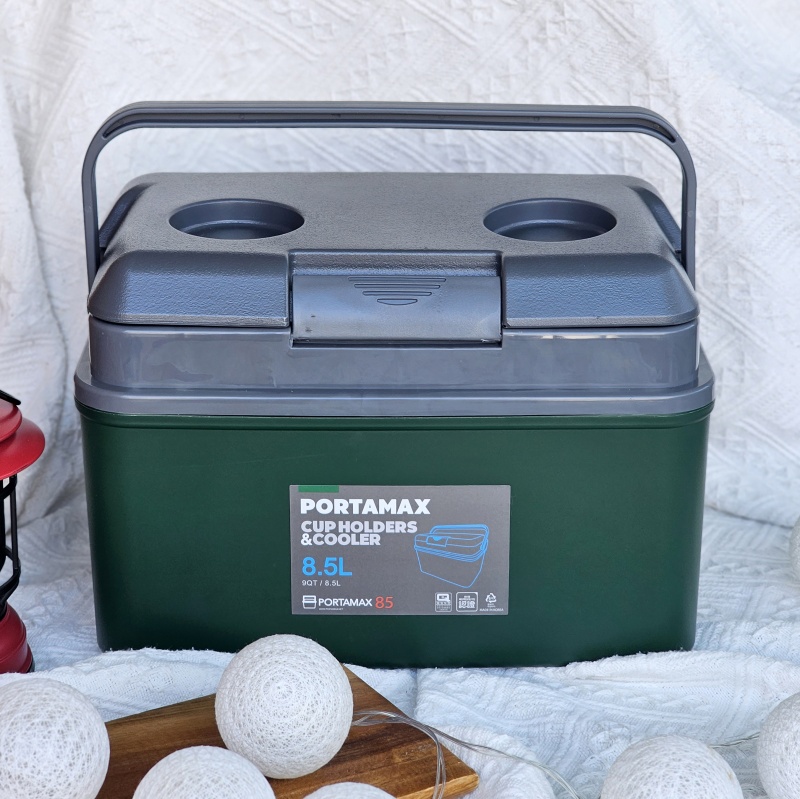 [키친플라워] 포타맥스 컵홀더 NEW 아이스박스 8.5L (그린)