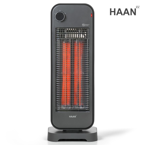 한경희 자동좌우회전 프리미엄 2단 카본 전기히터 그레이 HAAN-Q3500